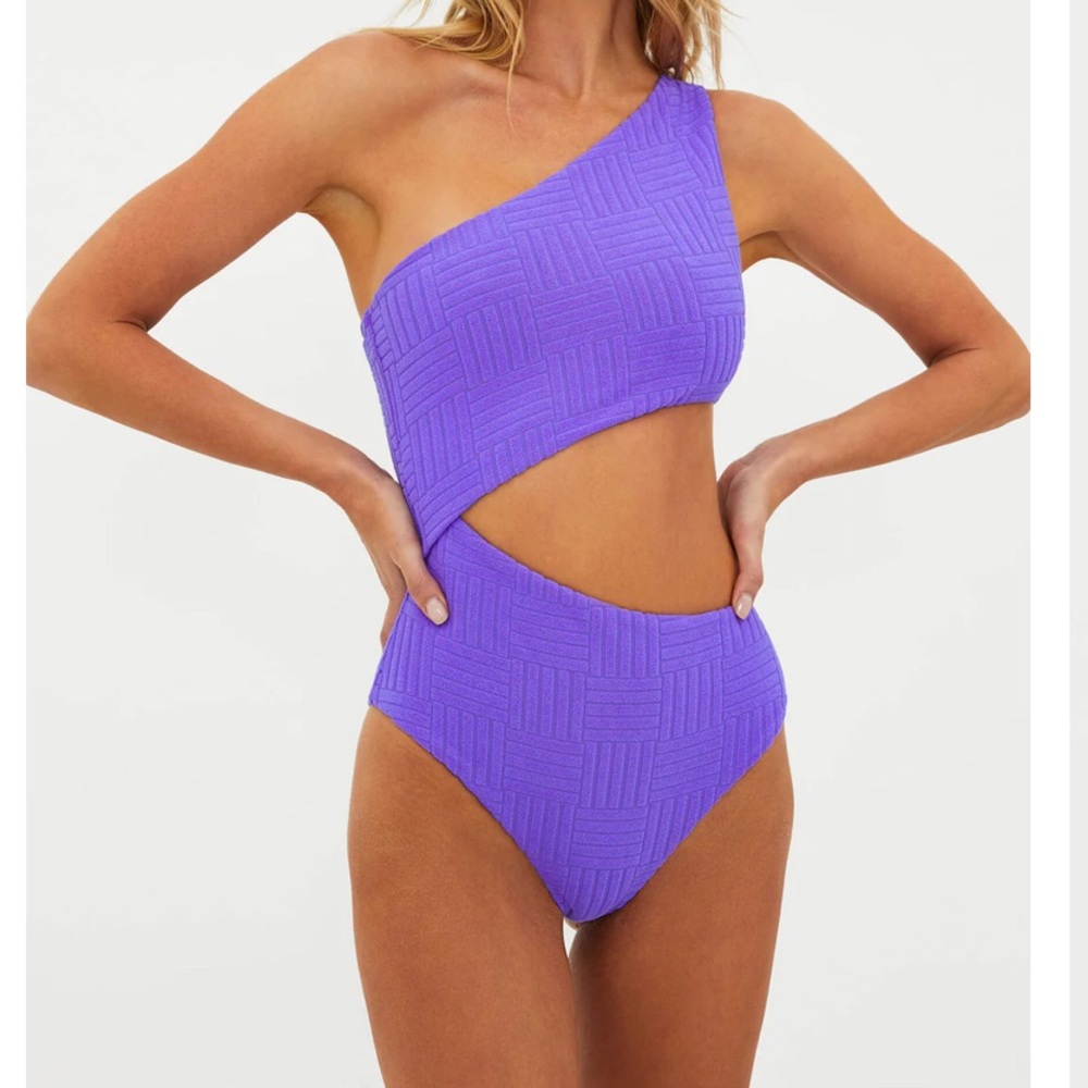 Beach Riot Swimsuit in Purple (Celine)